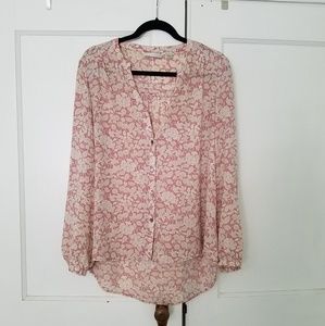 LC Lauren Conrad pink blouse